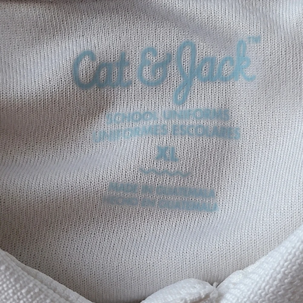 School Uniform White Collared T-shirt | Cat & Jack
